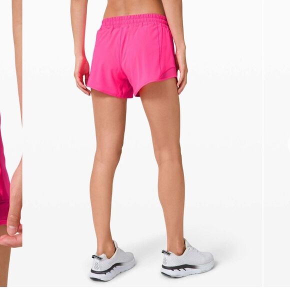 Lululemon Pink Hotty Hot Shorts rare color size 4 - Picture 2 of 7